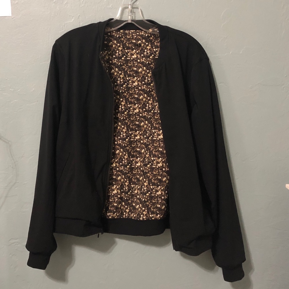 Reversible lulu bomber jacket